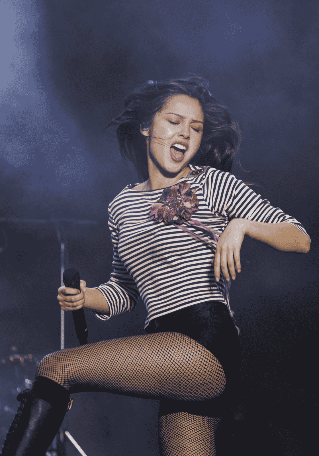 Olivia Rodrigo koncert közben