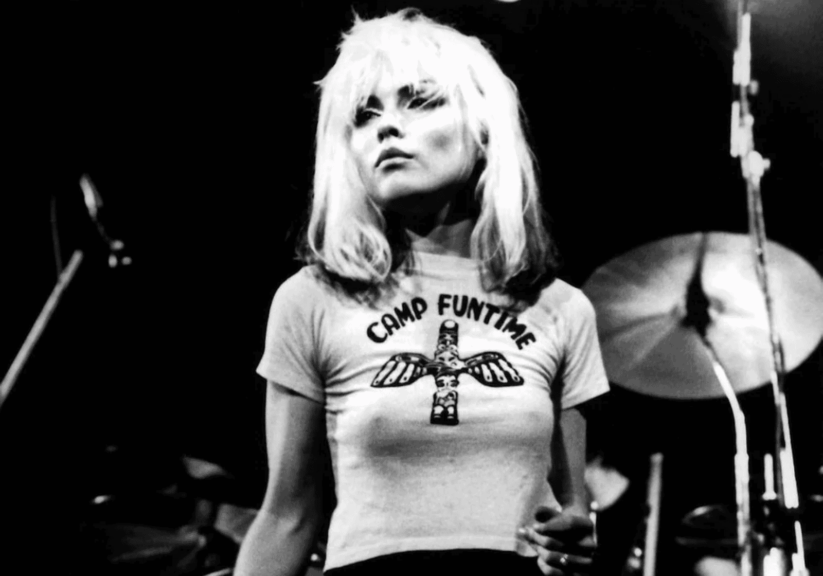 Debbie Harry a Blondie színpadán